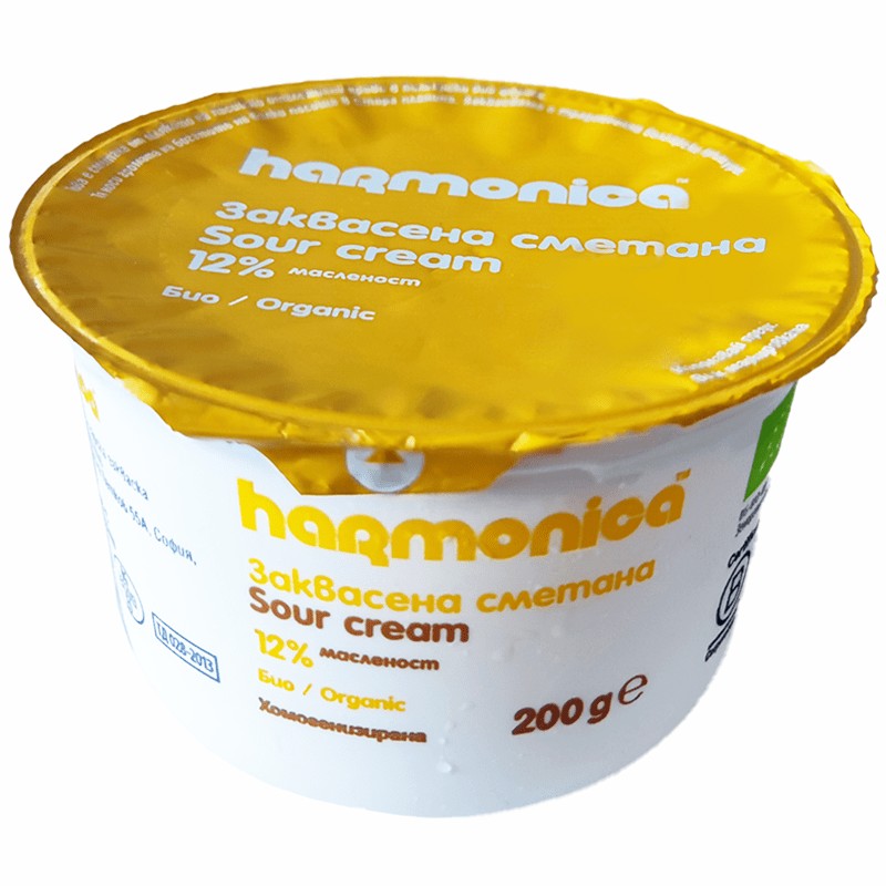 Био Сметана Harmonica Заквасена 12%