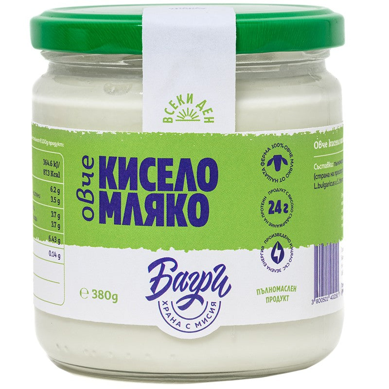 Кисело Мляко Багри Овче Пълномаслено