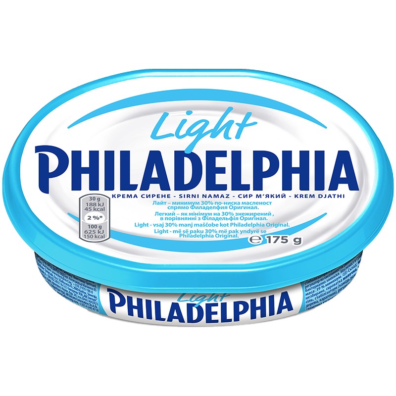 Крема Сирене Philadelphia Light Натурално