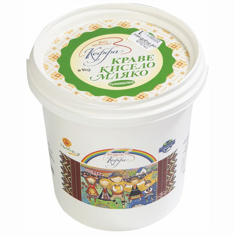 Кисело Мляко Краве Пълномаслено от Ферма Кеффа