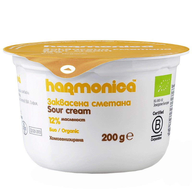 Био Сметана Harmonica Заквасена 12%
