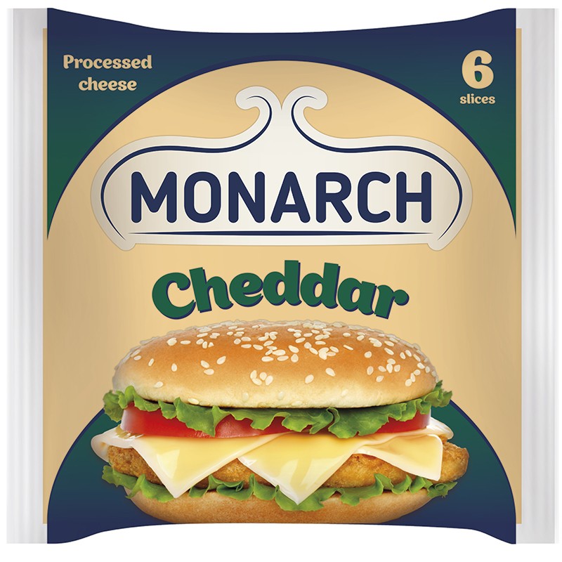 Топено Сирене Monarch Чедър Слайс 6 бр
