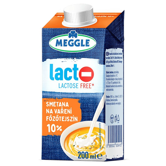 Сметана Meggle за Готвене без Лактоза 10% UHT