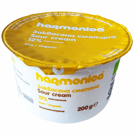 Био Сметана Harmonica Заквасена 12%