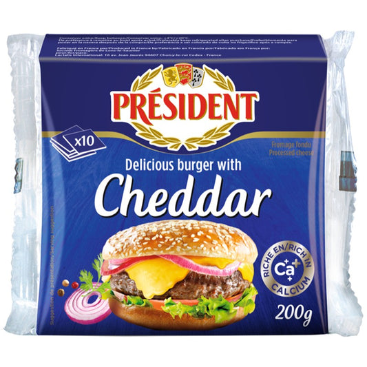 Топено Сирене President Хамбургер 10 слайса