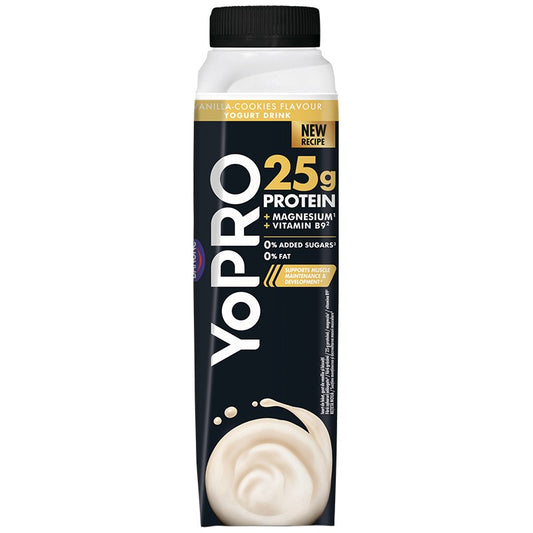 Протеинова Йогурт Напитка Danone YoPro Ванилия и Бисквитки