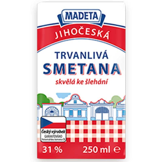Сметана Madeta Млечна 31% UHT