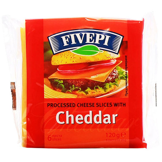 Топено Сирене Fivepi Чедър Слайс