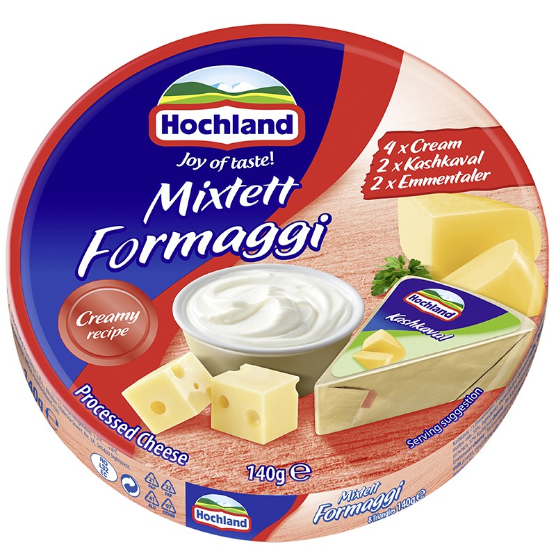 Топено Сирене Hochland Секторно Микс Формаджи