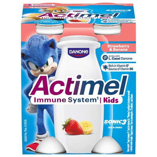 Млечна Напитка Actimel Kids Ягода Банан