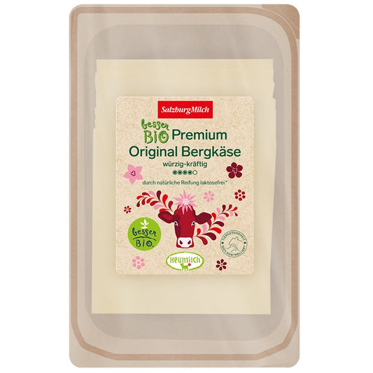 Био Премиум Сирене Salzburg Milch Bergkäse 50% Слайс без Лактоза