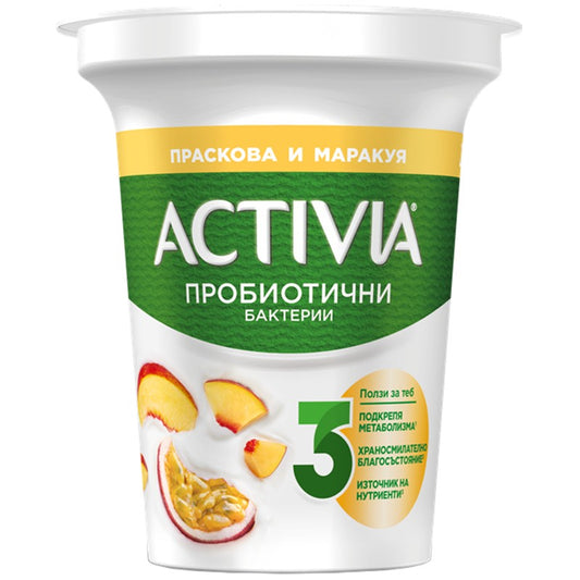 Активиа с Плодове Праскова/Маракуя