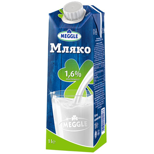 Мляко Meggle 1,6% UHT