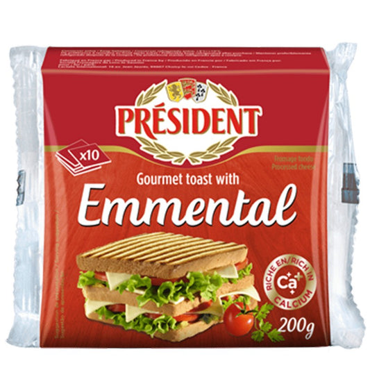 Топено Сирене President Ементал 10 Слайса