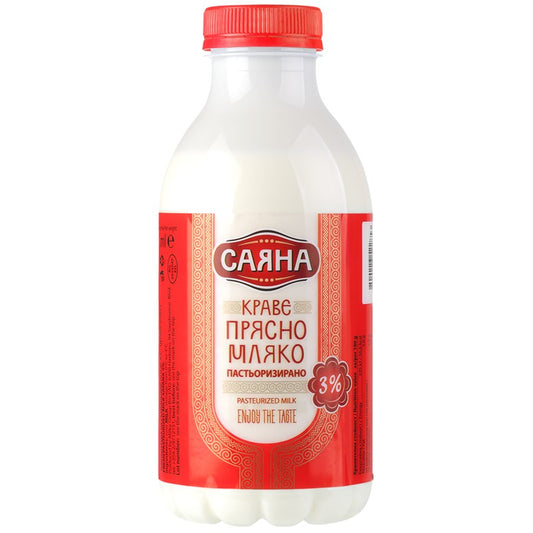 Прясно Мляко Саяна 3%