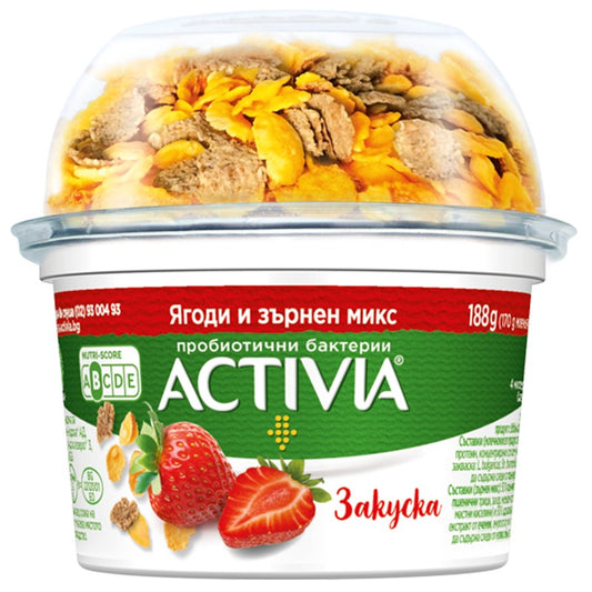 Активиа Закуска с Ягода и Зърнен Микс