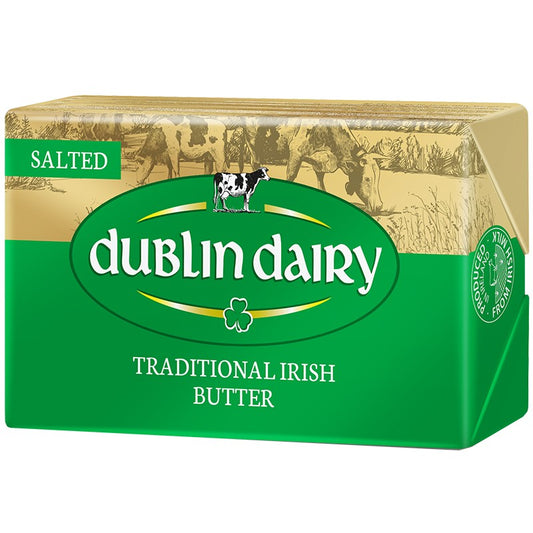 Краве Масло Dublin Dairy Ирландско 82% от Пасищни Крави със Сол