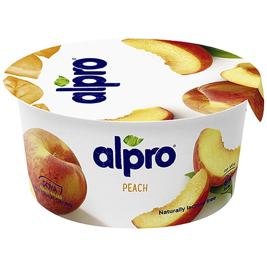 Заквасен Продукт Alpro Соев с Праскови Без Глутен