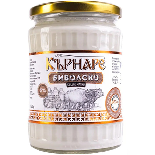 Кисело Мляко Биволско Пълномаслено от Ферма Кърнаре