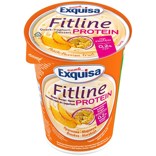 Кварк Exquisa Fitline Праскова и Маракуя 10% Протеин