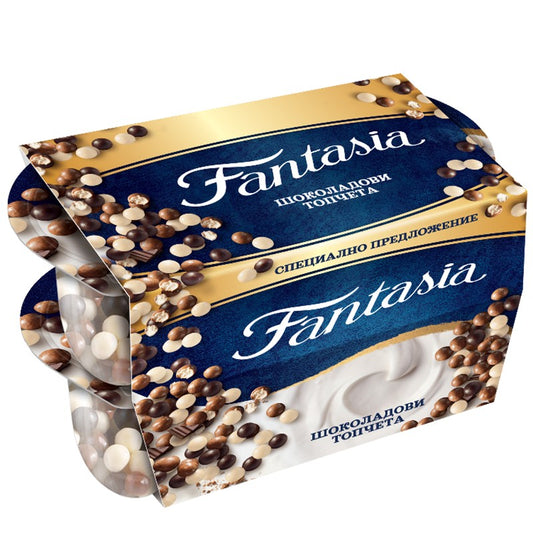 Десерт Danone Fantasia Шоколадови Топчета Мултипак