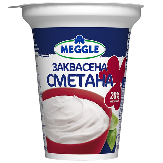 Сметана Meggle Заквасена 20%