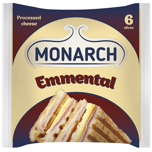 Топено Сирене Monarch Ементал Слайс 6 бр