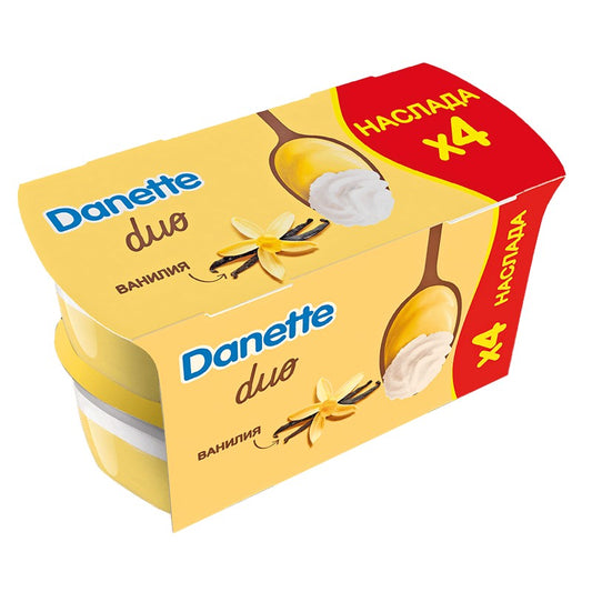 Десерт Danette Duo Ванилия
