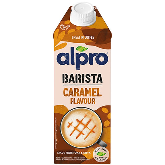 Напитка Alpro Овес и Соя 4,7%/2,1% Barista с Аромат на Карамел