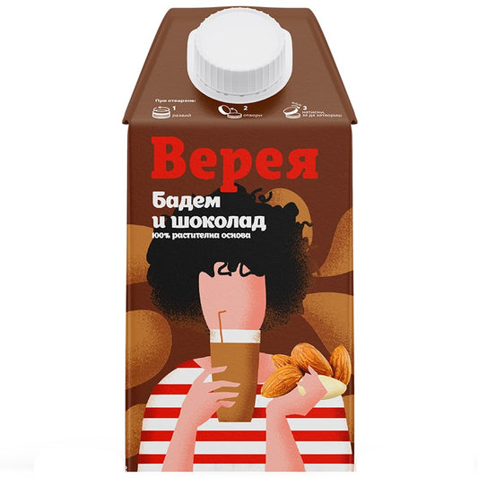 Напитка Верея Бадем 2,5% с Шоколад